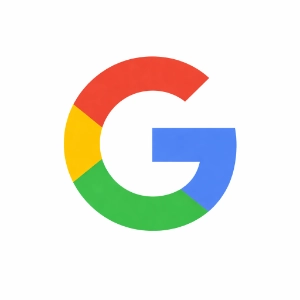 2-GOOGLE-LOGO-RATINGS Google logo multicolor "G" icon on white background